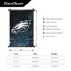 thumbnail image 3 of Cuadro colgante de PVC negro personalizado del equipo de fútbol de los Eagles, varios tamaños, decoración de interiores, cuadro colgante de pared, cuadro decorativo para mesita de noche, 3 of 7