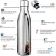 thumbnail image 3 of Botellas de agua con aislamiento de acero inoxidable de 17 oz reutilizables con forma de cola para deportes acuáticos, 3 of 5