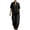 Black, variant on Women's 2 Piece Denim Outfits V Neck Short Sleeve Top & Wide Leg Pants Casual Summer Daily Set By Yigetop Light Blue XL