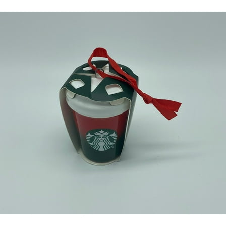 Starbucks Holiday Christmas 2021 Ceramic Tumbler Ornament New