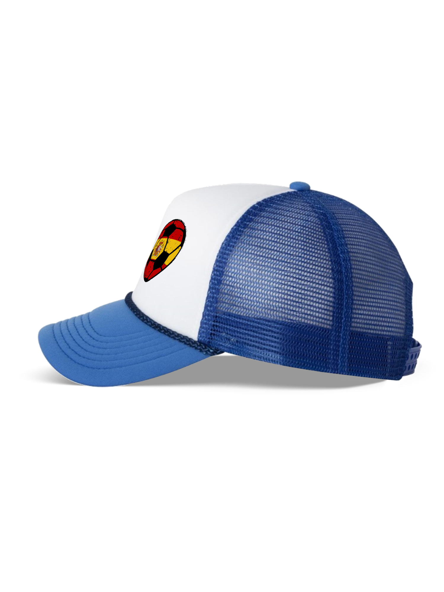 Awkward Styles Spain Soccer Ball Hat Spanish Soccer Trucker Hat Spain 2018 Baseball Cap Spain Trucker Hats for Men and Women Hat Gifts from Spain Spanish Baseball Hats Spanish Flag Trucker Hat - image 3 of 6
