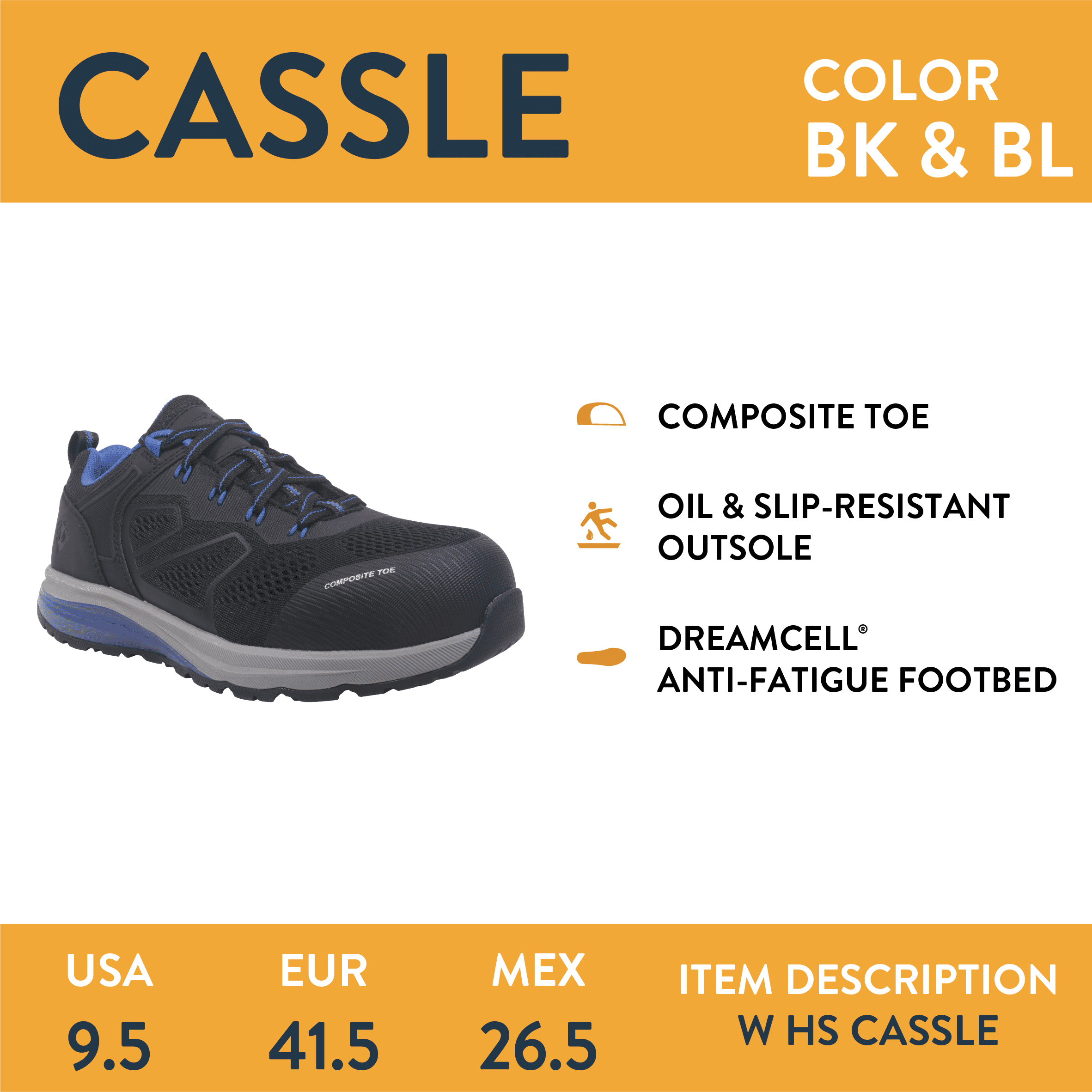Herman Survivors Women's Cassle Composite Toe Work Shoes