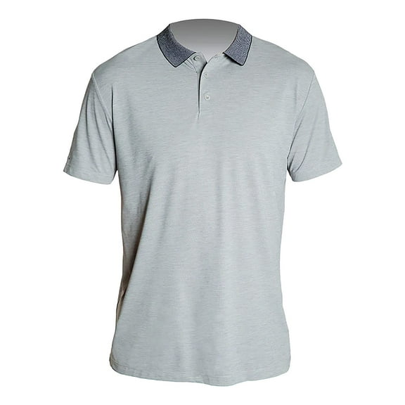 ANETIK MPTNTS0 Transit Tech Polo-Alloy Heathered-S