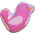 thumbnail image 3 of Cozy Line 14" x 11" Pink Floral Animal Bird Cotton Novelty Décor Throw Pillow, 3 of 3