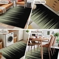 thumbnail image 5 of Rectangle Area Rugs 4 x 6 Ft, Sage Green Black Ombre Non-Slip Residential Carpet, Modern Abstract Striped Gradient Indoor Crawling Mats Runner Rugs for Living Room/Dining Room/Bedroom, 5 of 9
