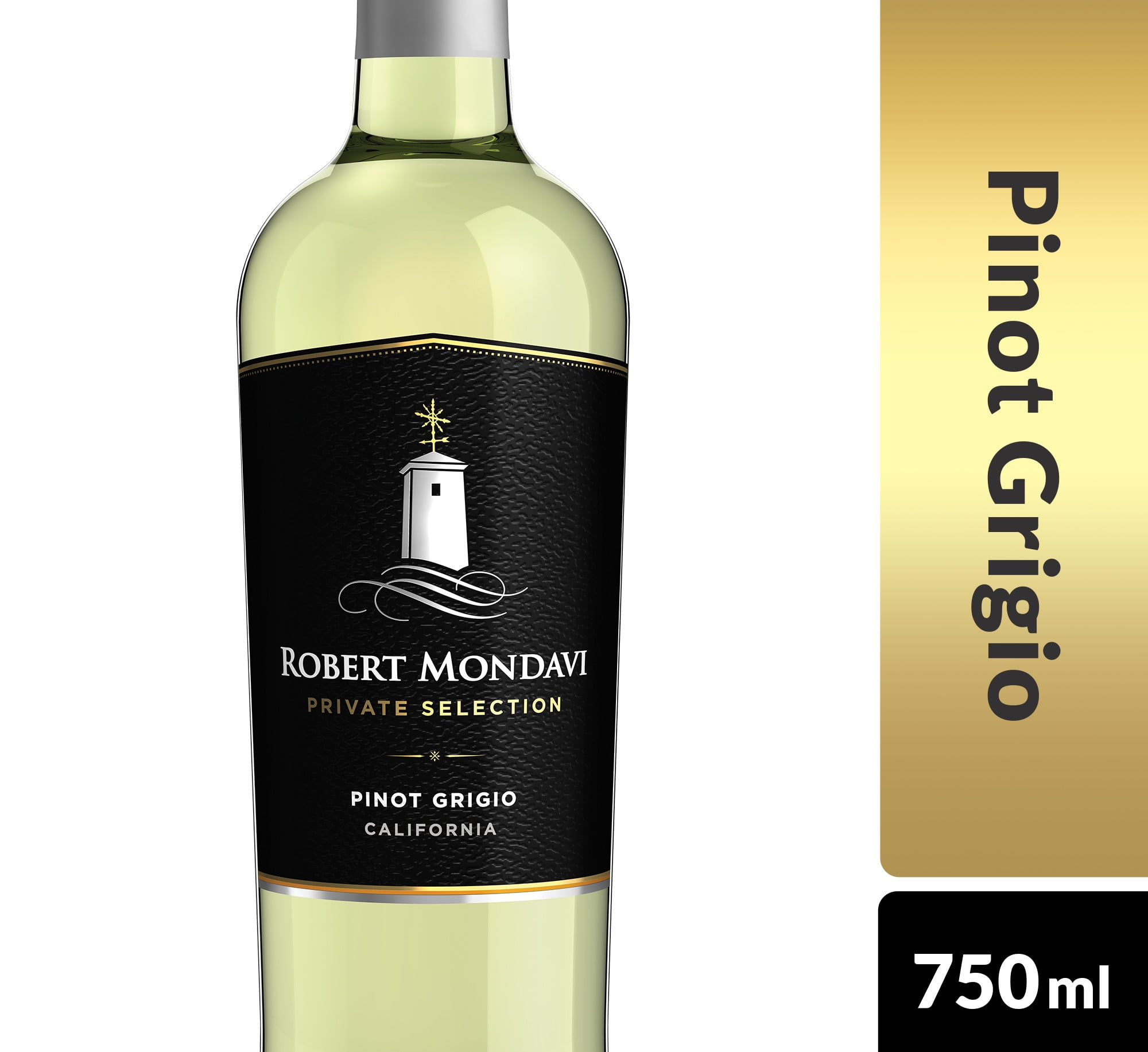 Robert Mondavi Private Selection Pinot Grigio, White Wine, 750 mL