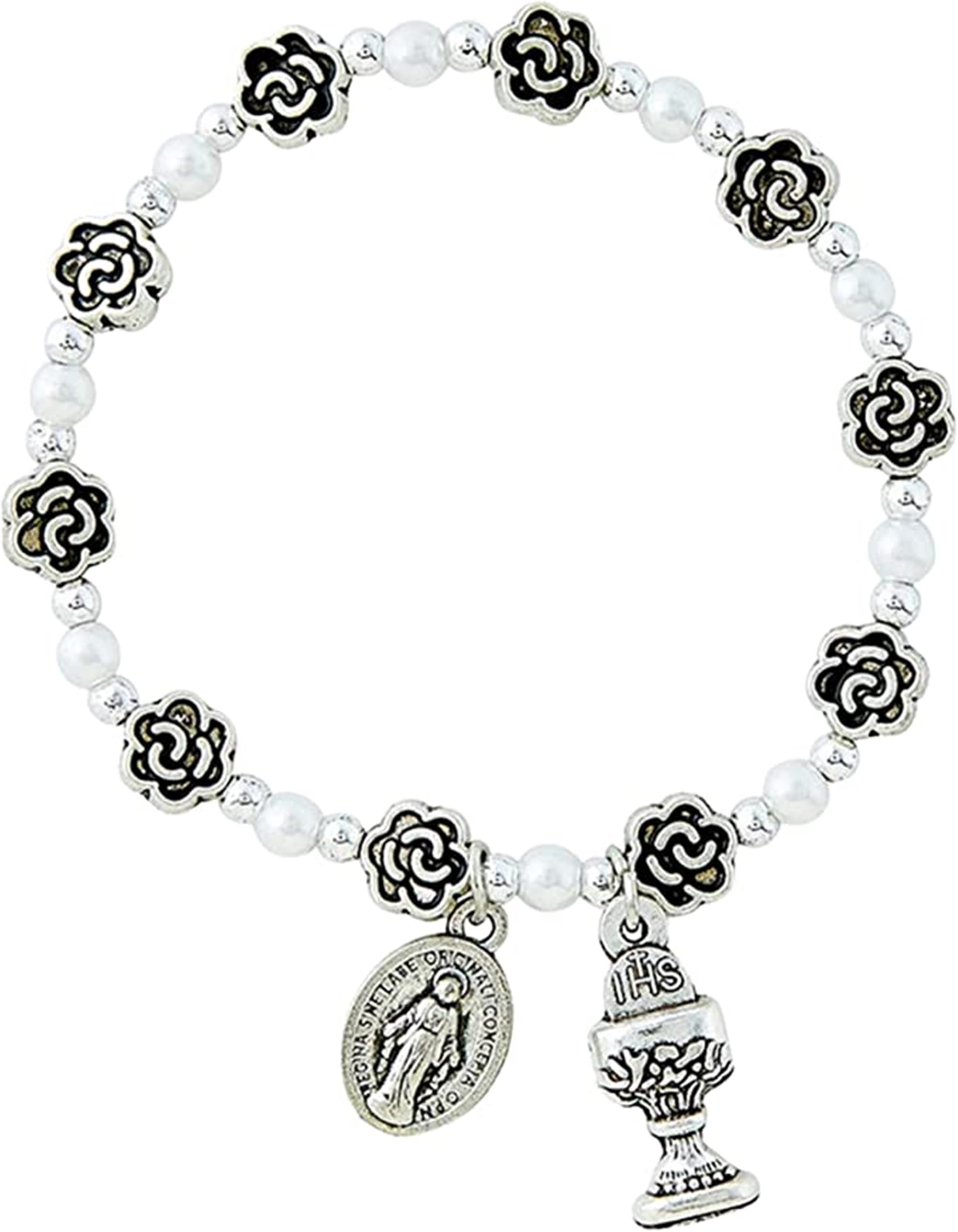 Rosary Bead Bracelet – Two Palms Designs