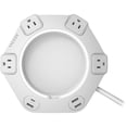 thumbnail image 2 of Accell D080B-042F White Power Dot Office - Ideal Power Station for IoT Hub with 4 Protected AC Outlets, USB-A and USB-C Port, 2 of 4
