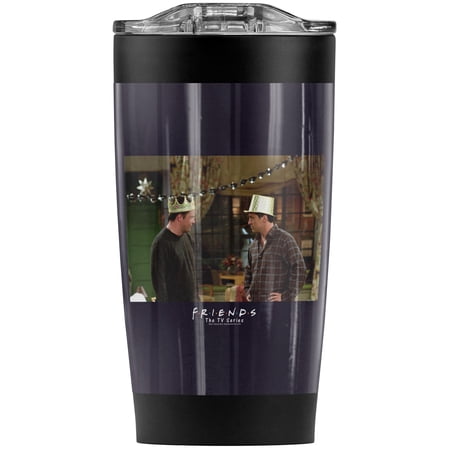 Friends Stare Down Stainless Steel Tumbler 20 oz Coffee Travel Mug/Cup Vacuum Insulated & Double Wall with Leakproof Sliding Lid | Great for Hot Drinks and Cold Beverages