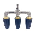thumbnail image 5 of 3-in-1 Triple Turbo Nozzle for Pressure Washer, 4000 PSI Rotating High Pressure Cleaner Tip with 1/4" Quick Connect, Professional Lotus Nozzle for Deck & Floor, 5 of 6