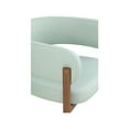 thumbnail image 4 of Meridian Furniture Gideon Mint Green Vegan Leather Dining Chair (Set of 2), 4 of 8