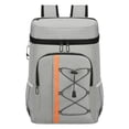thumbnail image 4 of Bolsa térmica de gran capacidad shamjiam mochila térmica aislada para hombres y mujeres Gris claro, 4 of 8