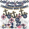Last Sail Before The Veil - Nautical Bachelorette and Bridal Shower Supplies - Banner Decoration Kit - Fundle Bundle