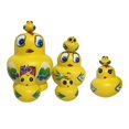 thumbnail image 4 of 10x de madera muñecas apilables de madera artesanías figuras hechas a mano Matryoshka pintadas a mano para adorno de estante de es Baoblaze muñecas de anidación, 4 of 8