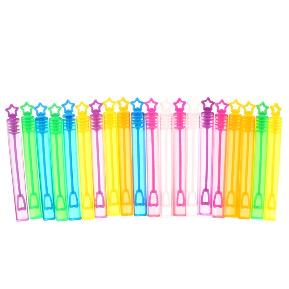 30 unids vacío burbuja varitas burbuja burbuja varitas burbujas de colores vanguardia juguetes para niños (color mixto)