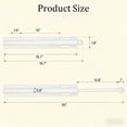 thumbnail image 4 of Usloyux Wall Mounted Wardrobe Organizer, Sliding Out Closet Organizer Extendable Hanger Pole, Space-Saving Closet Storage Solution, Over Door Hanging Rod for Bedroom Closet Hallway Entryway, 4 of 7