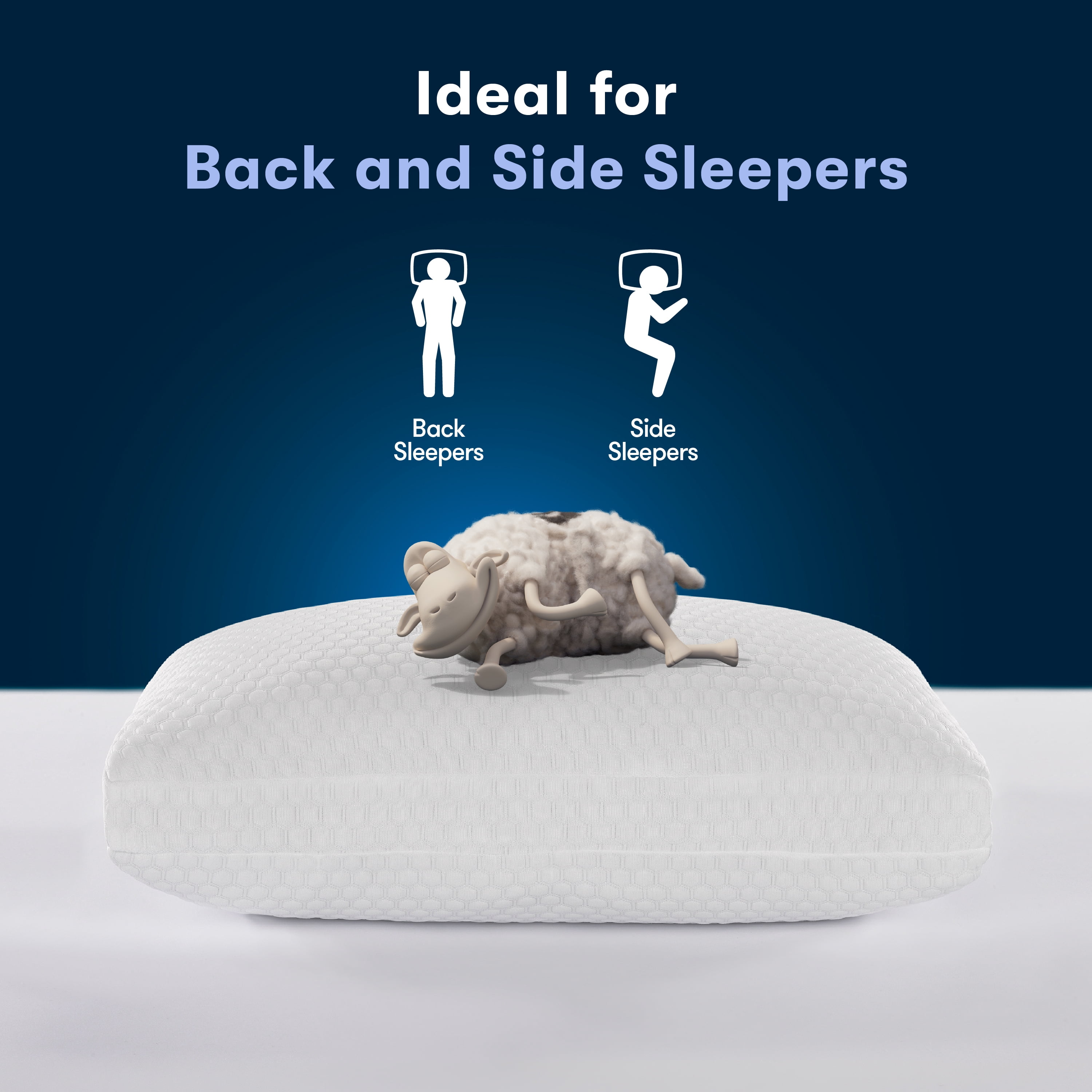 Sertapedic Chill Nites Cooling Ultra-Support Bed Pillow, King