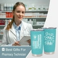thumbnail image 5 of Pharmacy Technician Gifts, Pharmacy Tech Appreciation Gifts, Pharmacy Technician Day Gift, Birthday Gift Ideas for Pharmacy Technician, Pharmacy Tech 20 oz Tumbler, 5 of 6