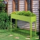 thumbnail image 4 of Costway Maceta Elevada de Metal 101 x 31 x 80 cm con 2 Hoyos de Drenaje para Fruta Verdura Flores Verde, 4 of 7