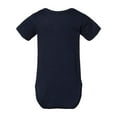 thumbnail image 2 of Rabbit Skins Infant 100% Cotton Jersey Lap Shoulder Short Sleeve Bodysuit, Navy, 24 Months, 2 of 4
