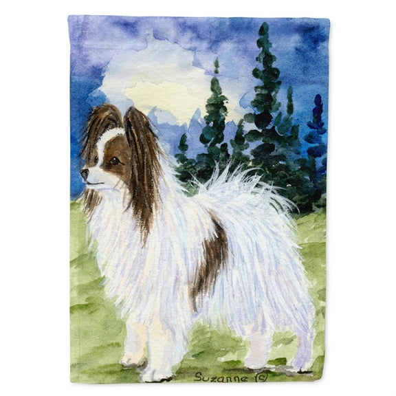 Caroline's Treasures SS8975-FLAG-PARENT Papillon Flag, , multicolor