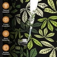 thumbnail image 2 of Tchckioa Modern Leaves Blackout Curtains,42x63 Inch Privacy Protection Grommet Drapes for Apartment,Set of 2, 2 of 6