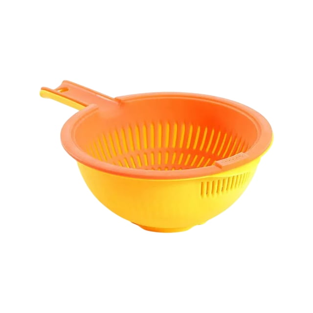 Fruit Basket for Kitchen,Food Grade Large Double Drainage Basket Set for Sink, Plastic Vegetable Fruit Storage and Filter