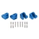thumbnail image 1 of Soporte de montaje de choque del eje trasero delantero RC aleación de aluminio resistente para LOSI 1/8 LMT SOLID AXLE Monster TruckBlue, 1 of 10