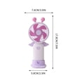 thumbnail image 2 of Bomd Cute Portable Handheld Mini Fans, USB Rechargeable Personal Fan for Women, Battery Operated Small Kawaii Hand Held Fan for Travel/Camping/Outdoor/Home/Office (Purple), 2 of 8