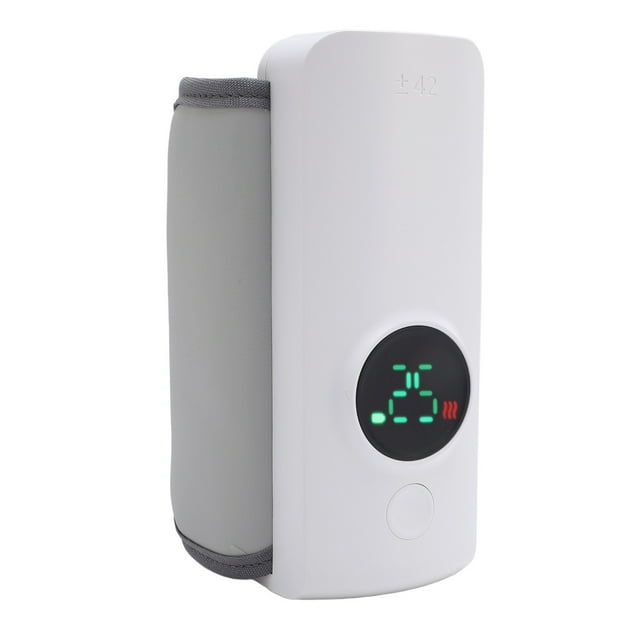 Calentador De Biberones, Calentador De Biberones Con Pantalla Digital Recargable Por USB, Funda Aislada, Fórmula Portátil