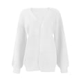 thumbnail image 5 of Oversized Cardigan Sweaters for Women Long Sleeve Chunky Knit Fall Sweater Outwear with Pockets, 5 of 7