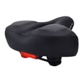 thumbnail image 1 of Bike noseless Seat Soft Waterproof black with taillight, 1 of 8