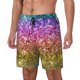 thumbnail image 1 of Fotbe Glitter Rainbow Traje de Baño para Hombre – Shorts de Natación de Secado Rápido con Forro y Bolsillos-Large, 1 of 6