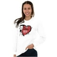 thumbnail image 3 of Betty Boop Sass Queen Cartoon Women's Long Sleeve T Shirt Brisco Brands X, 3 of 6