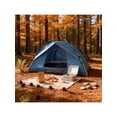 thumbnail image 5 of Extra-Large Tent With Mesh Screen, 4-Person (Blue), Lightweight Family Tent|Quick Setup For Park Picnics, 5 of 8