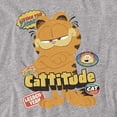 thumbnail image 2 of Garfield Movie Cattitude Unisex Adult Canvas Brand T Shirt, Athletic Heather, X-Large, 2 of 4