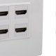 thumbnail image 2 of 4K 60Hz HD Wall Plate Female to Female 4 Port HD Multimedia Interface for Computers, TVs, Hard Drives, 2 of 4