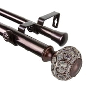 Elyse Double Curtain Rod 1" OD 160-240 inch - Bronze