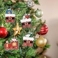 thumbnail image 4 of JeashCHAT 4Pcs Acrylic Train Christmas Ornaments Hanging Train Pendants Hanging Christmas Tree Pendants Xmas Decorations for Home Winter Party, 4 of 4