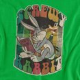 thumbnail image 2 of Looney Tunes Screwy Rabbit Women's T Shirt, Kelly Green, X-Large, 2 of 6