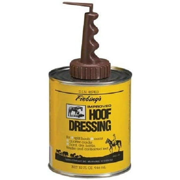 Fiebing's Improved Hoof Dressing Oil Conditioner for Horses Split