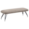 thumbnail image 3 of Pemberly Row Mid-Century Fabric Upholstered Dining Bench Taupe, 3 of 7