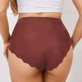 thumbnail image 3 of Women's Panties Soft Breathable High Waisted Seamless Bikini Underwear For Everyday Comfort, 3 of 7