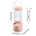 thumbnail image 3 of MMJ Portable Camping Lamp Bedside Night Light with Handle Rechargeable for Bedroom Outdoor Tent 8.7x3.1x2.9in, 3 of 6