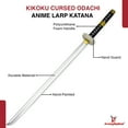 thumbnail image 4 of Armory Replicas - Polyurethane Foam Zoro Pirate Anime Wado Ichimonji Replica Katana - Cosplay Cosplay LARP Prop Foam Sword, 4 of 7