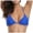 29#Royal Blue, variant on Women's Triangle Bikini Top Push up Padded Halter String Bathing Suits Top