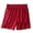 Red, variant on HOWPAY Pajama Shorts Women Casual Solid Color Elastic High Waisted Sleep Bottoms Relaxed Fit Stretchy Soft Comfy Lightweight Lounge Shorts Black L