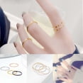 thumbnail image 1 of QIPOPIQ Bagues de Liquidation Polyvalentes 1MM Bague en Acier Titane Fine Mode Féminine Bague Simple Bague de Queue Bijoux Cadeaux pour Elle, 1 of 3