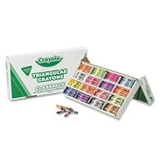 Crayola Bulk Pack Triangular Shaped Crayons, 16 Colors, 256-Count