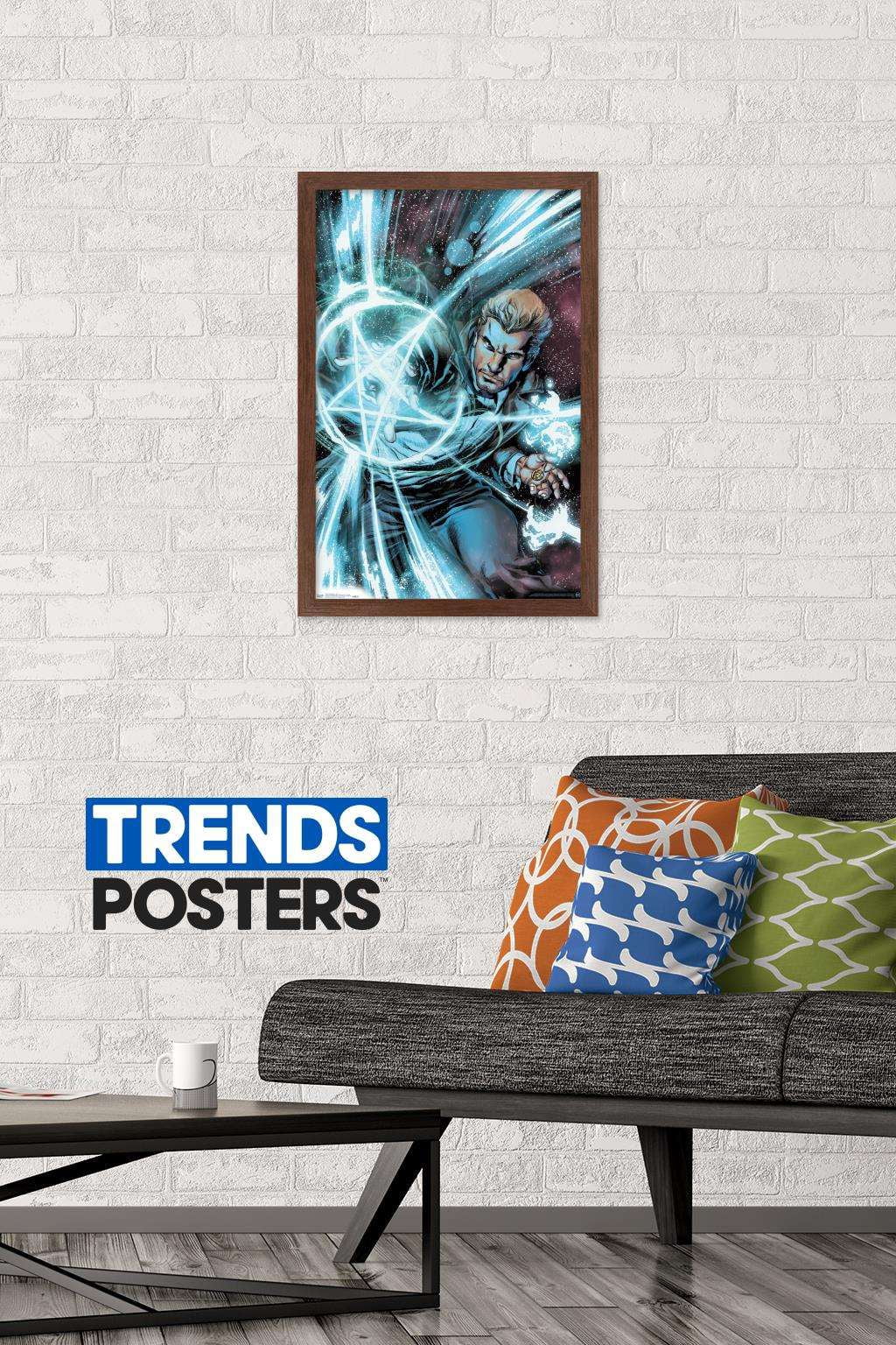 DC Comics - John Constantine - Spell Wall Poster, 14.725" x 22.375", Framed